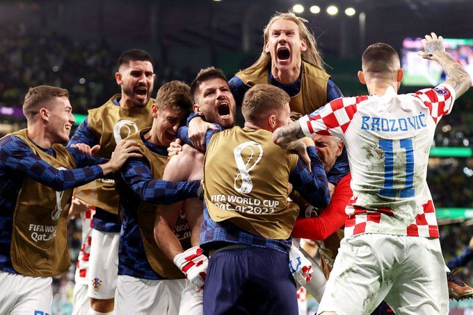 Croacia tumbó a Brasil y está en semifinales