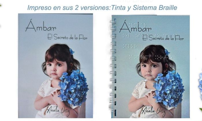 “Ámbar, el Secreto de la Flor”, un libro en braille para las infancias con discapacidad visual