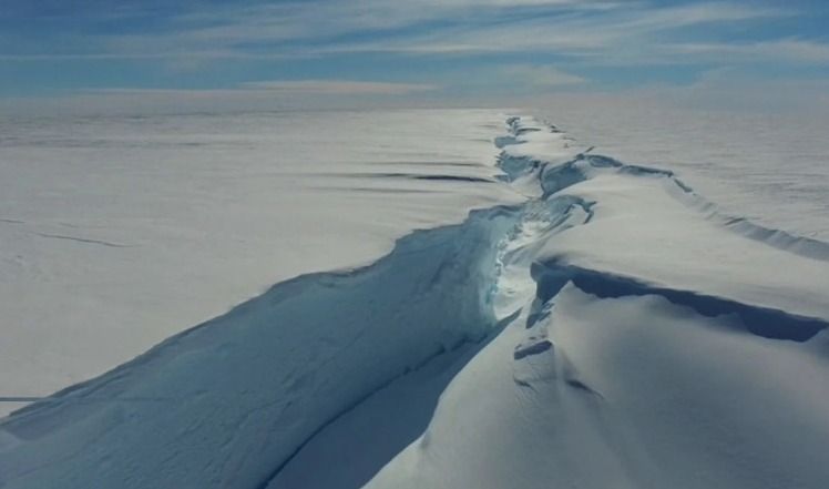 Desprendimiento de glaciar de 1500 km2: “Este tipo de eventos que se dan cada tanto son naturales”