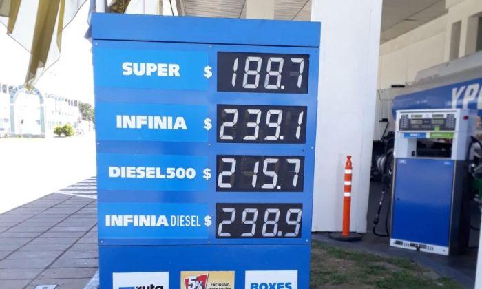 YPF también aumentó sus combustibles en la ciudad un 4%