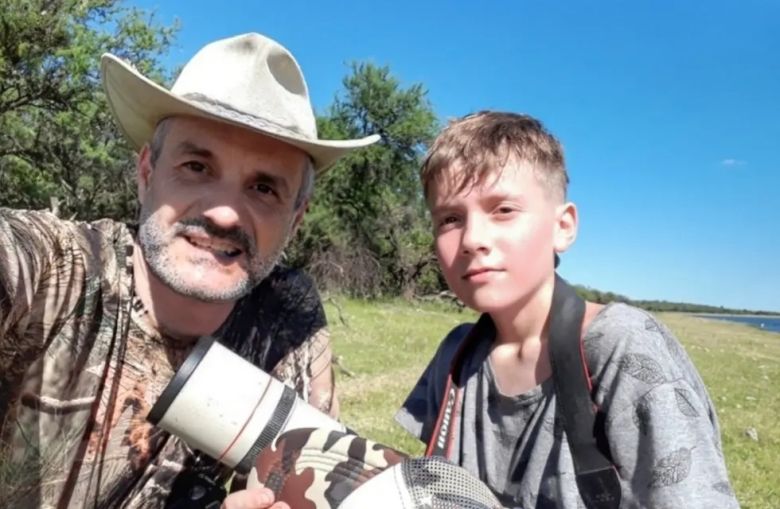 Padre e hijo fotografían la fauna autóctona de Córdoba