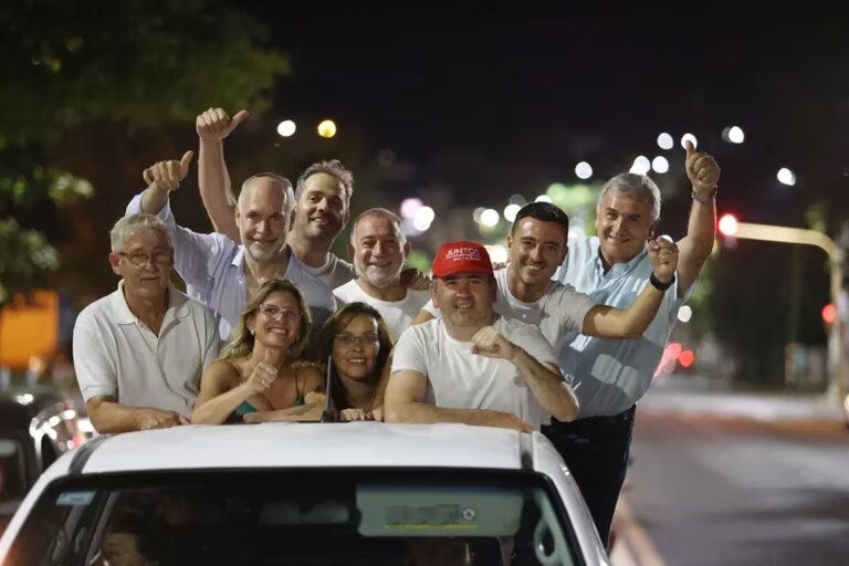 Rodríguez Larreta y Gerardo Morales viajaron a La Falda para festejar el triunfo en las elecciones del intendente de Juntos por el Cambio