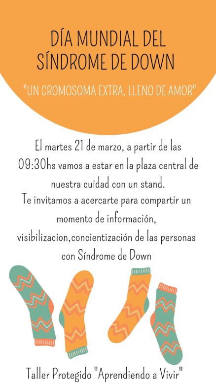 General Cabrera: el taller protegido "Aprendiendo a Vivir" concientiza en el Día Mundial del Sindrome Down