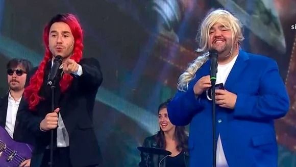 Darío Barassi y Fer Dente hicieron un desopilante musical de Frozen en vivo: "¿Y si hacemos un muñeco?"