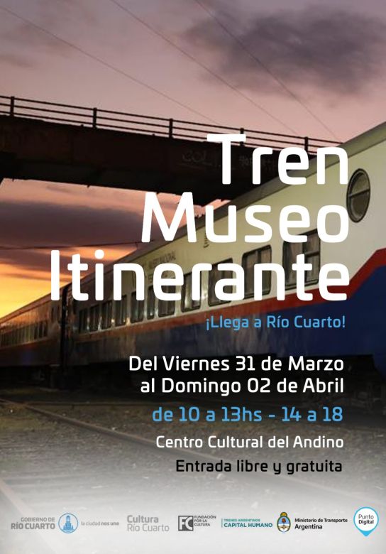 El Tren Museo Itinerante llega a Río Cuarto