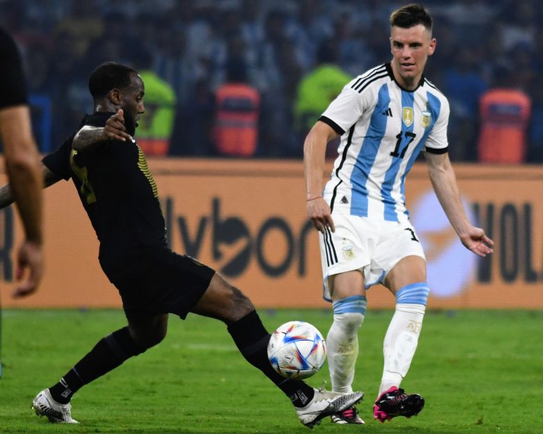 Argentina goleó a Curazao en la fiesta de los campeones del mundo