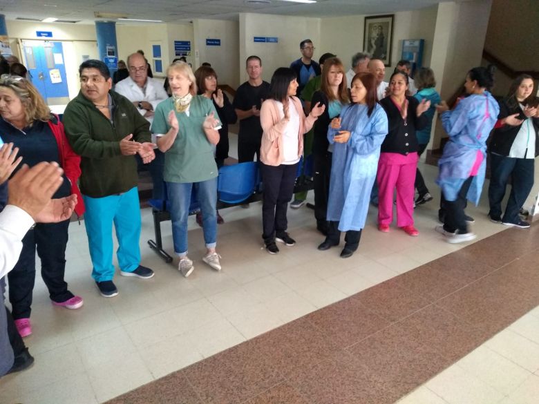 Otra jornada de protesta en el hospital San Antonio de Padua