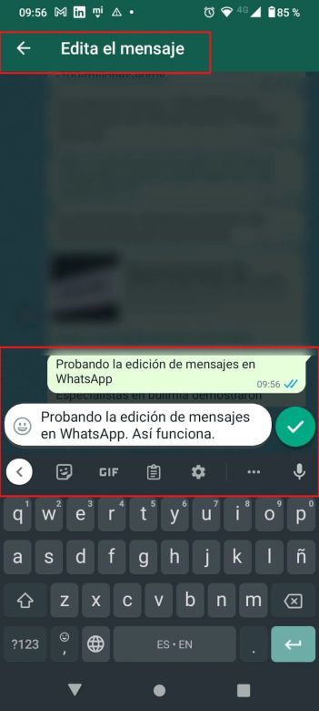 Esta es la mejor función de WhatsApp en 2023: ahora permite editar mensajes enviados