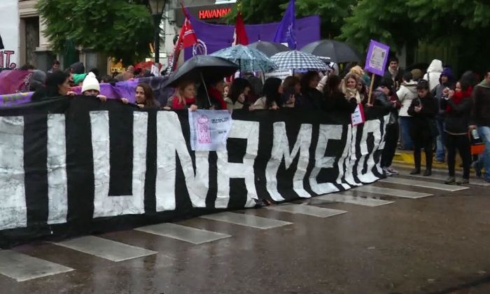 La marcha de Ni una Menos también se replicó en Río Cuarto