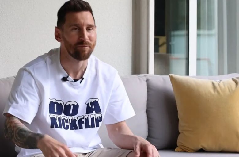 La remera con la que Messi anunció que jugará en el Inter Miami: particular mensaje y repentino furor de venta