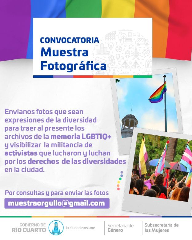 Muestra fotográfica en el marco del mes del Orgullo LGBTIQ+