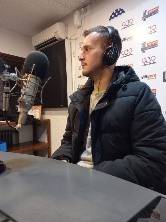Agustín Gallo festejó su título en Radio Río Cuarto