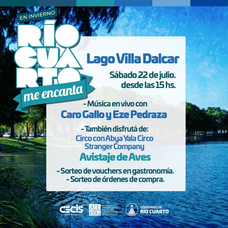 Temporada de invierno: mañana se realiza un festival para toda la familia en el Lago Villa Dalcar