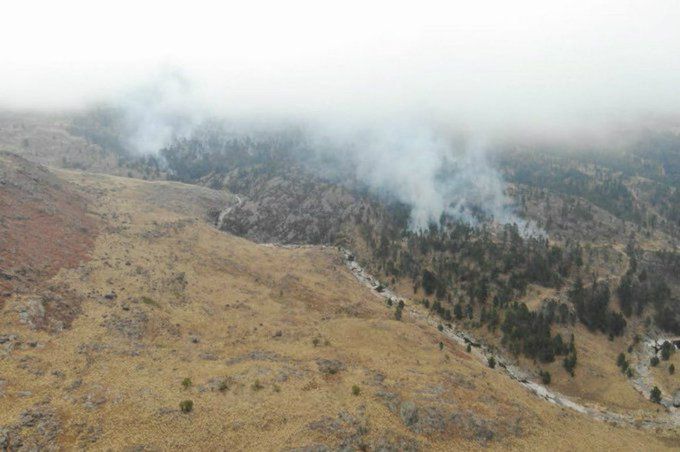 El 95% del incendio en Cerro Uritorco está contenido: "Ha sido iniciado por el ser humano"