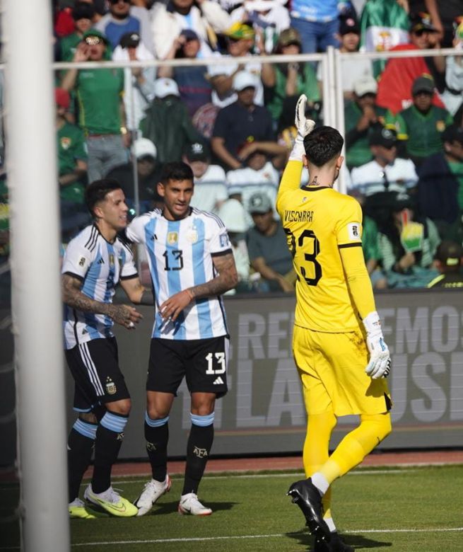 Argentina goleó en La Paz