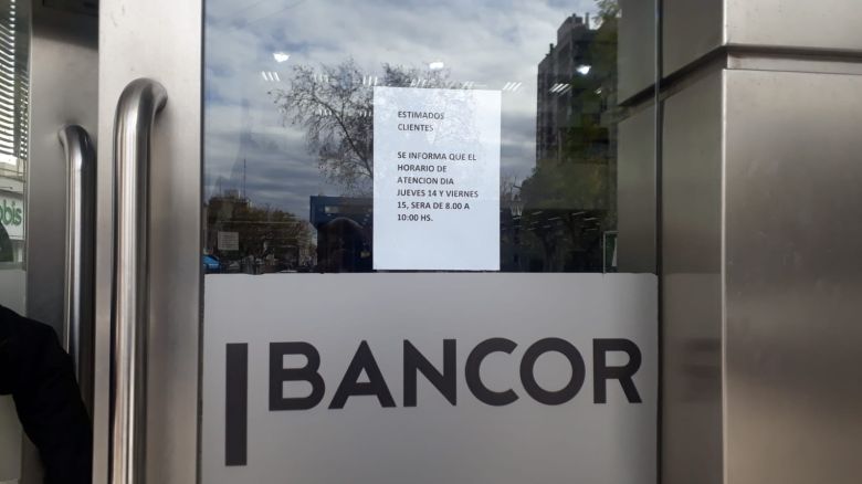 La atención en el Banco de Córdoba estará restringida este viernes en las últimas tres horas de atención al público