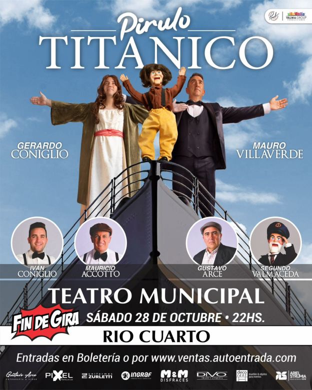 Llega el espectáculo de Pirulo Titánico al Teatro Municipal