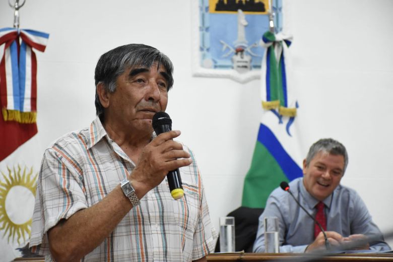 Eduardo “Bocadito” Quiroga fue reconocido en el Concejo Deliberante