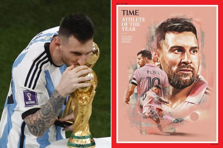Lionel Messi fue elegido “Atleta del año 2023” por la revista Time 