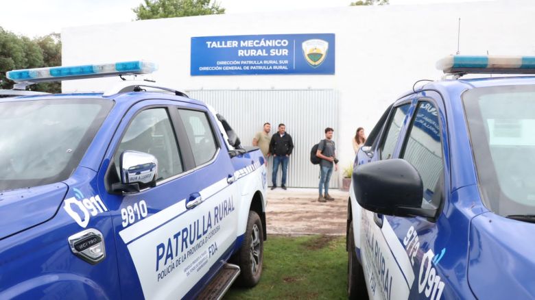 Se inauguró el primer taller mecánico para patrullas rurales