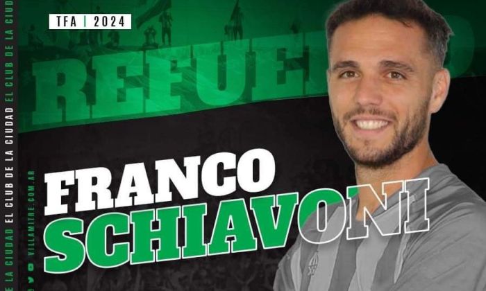 Franco Schiavoni: “Estoy con ganas de jugar en este nuevo club”