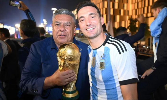 Scaloni y Tapia se reunieron por el futuro de la Selección Argentina