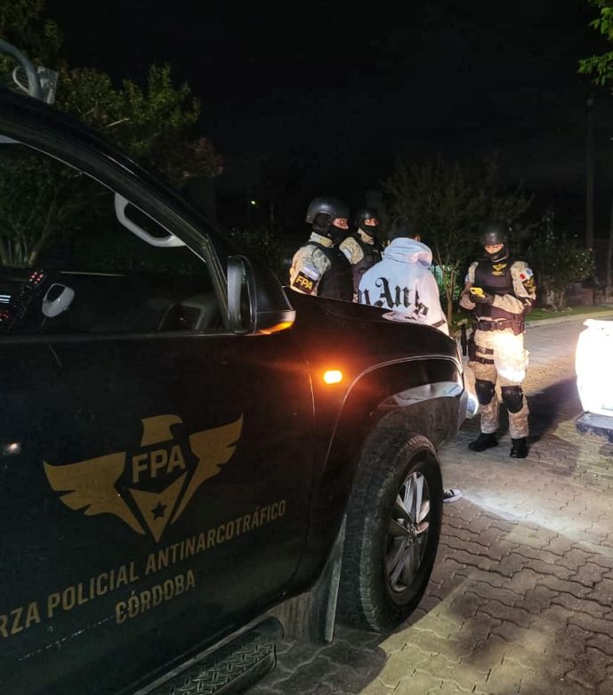 FPA incautó drogas en la ciudad de Villa Carlos Paz y Villa Allende 