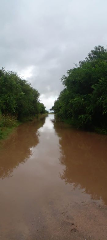 Se volvió a inundar la zona de Santa Flora