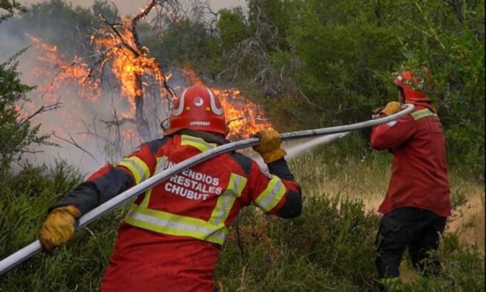 Tras varios días de intensos operativos, se logró controlar el incendio en “Los Alerces”