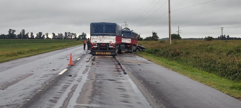 Accidente fatal: Dos personas fallecieron tras colisionar en ruta 158