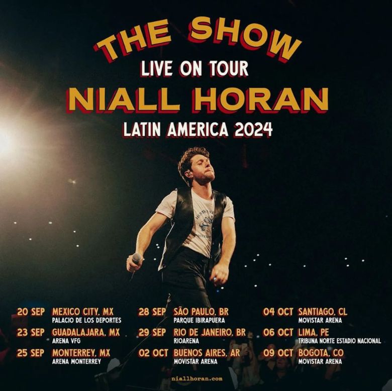 Niall Horan regresa a la Argentina: el ex One Direction anunció una gira en latinoamérica