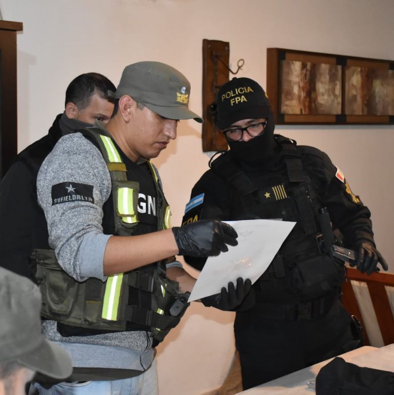 FPA y Gendarmería Nacional realizan 20 allanamientos en el departamento de San Justo