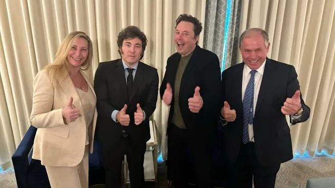 Javier Milei volvió a reunirse con Elon Musk y debatió sobre las SAD con Gianni Infantino
