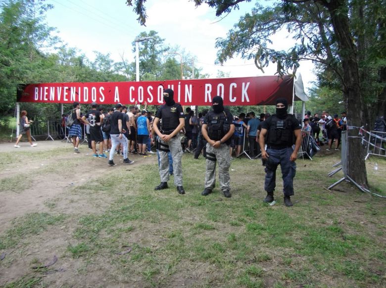 51 Procedimientos con secuestro de drogas y siete detenidos en el Cosquín Rock