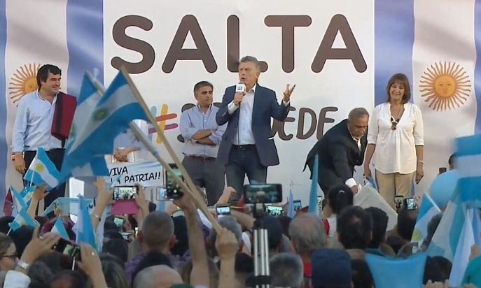 Macri en Salta: “Los miro a los ojos y veo la convicción, la fuerza, las ganas y el orgullo”