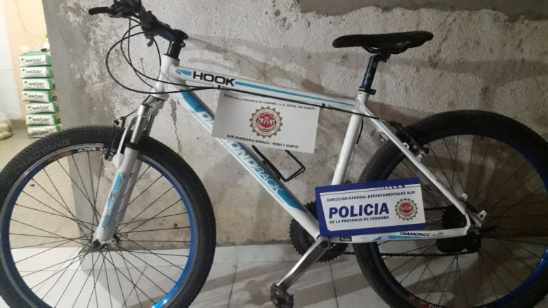 Bicicletas recuperadas en distintos sectores de la ciudad