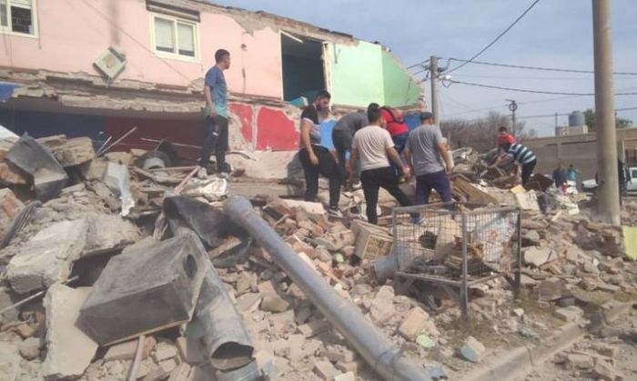 Tragedia en San Luis: se derrumbó una casa y murieron dos personas