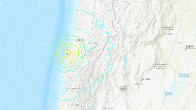 Registran varios sismos en cuestión de horas en el océano Pacífico en Chile