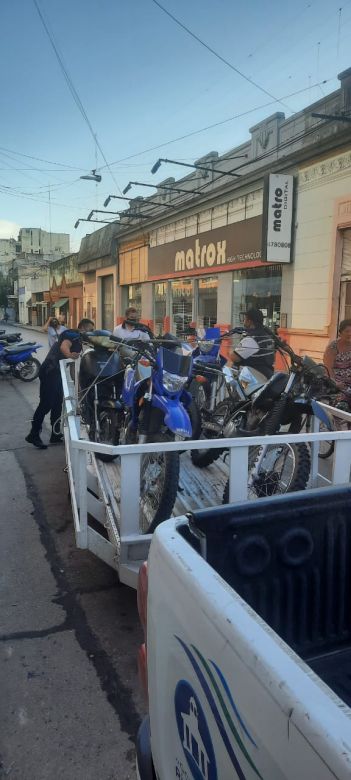 Más de 200 motos demoradas en controles de tránsito 