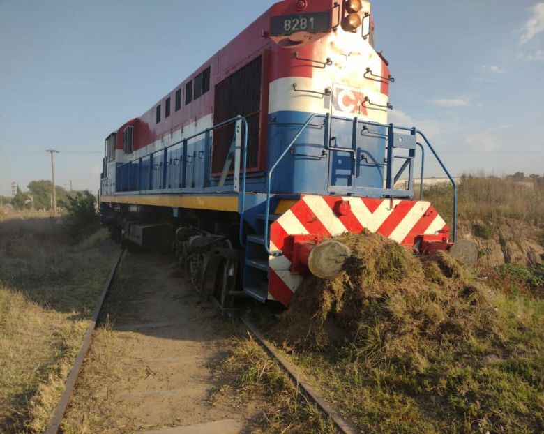 Un tren descarriló en cercanía de la ciudad