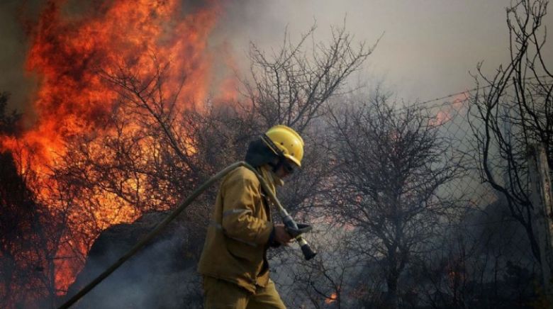 Alerta para toda la provincia por riesgo extremo de incendios forestales