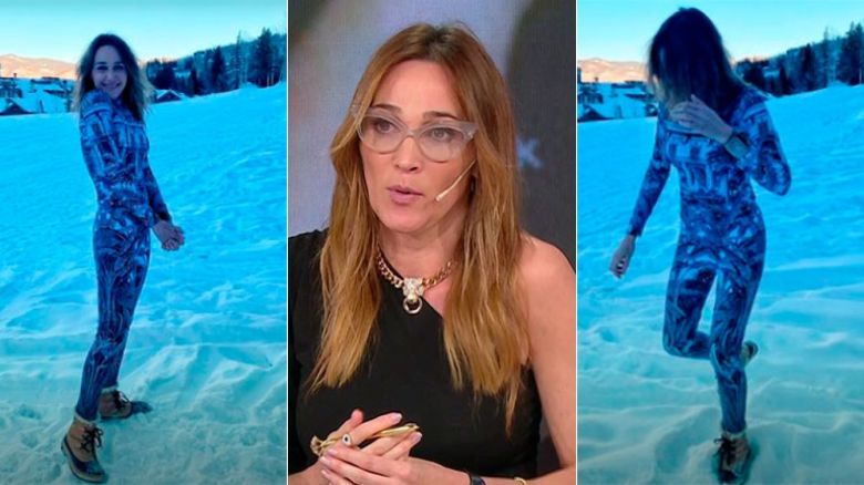 Verónica Lozano sufrió un accidente esquiando en Aspen: "Se lesionó un talón; está bien"