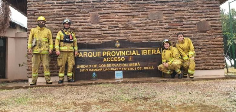 Luego de una semana de trabajo de bomberos en Corrientes, regresan los cuarteles a sus localidades 