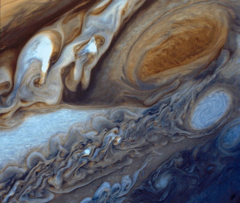 La gran mancha roja de Júpiter