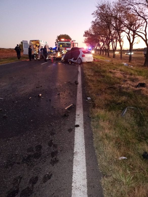 Un muerto y seis heridos en un siniestro vial en Ruta 35 
