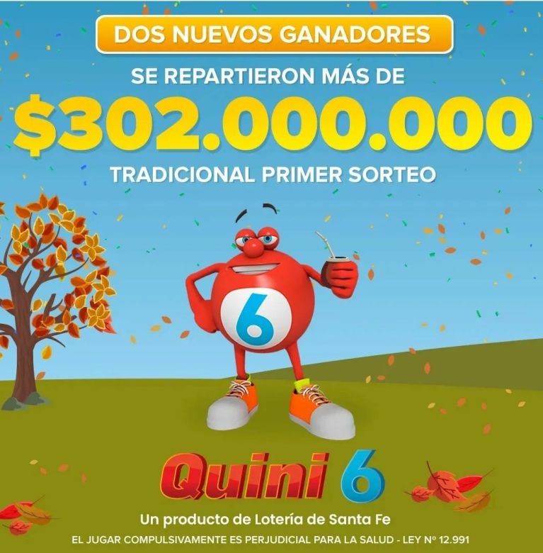 Un jugador del Quini 6  ganó más de 151 millones de pesos y es de Tancacha 