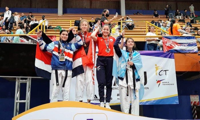 Agostina Riu sumó una medalla de bronce con la selección de Taekwondo 