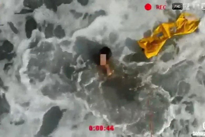 Un dron salvó a un niño que estaba a punto de ahogarse en una playa en España