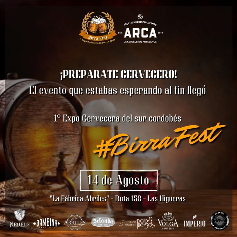 Birra Fest: primer encuentro de cerveceros del sur de Córdoba