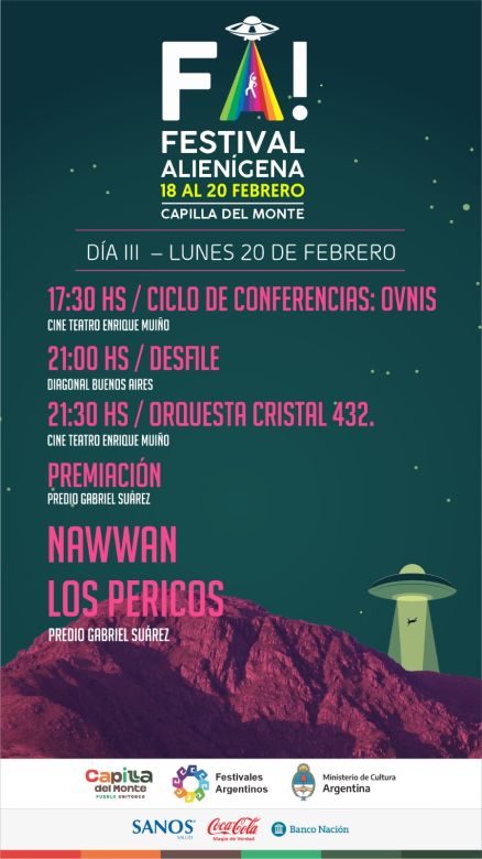 Capilla del Monte se prepara para la 10º edición del Festival Alienígena